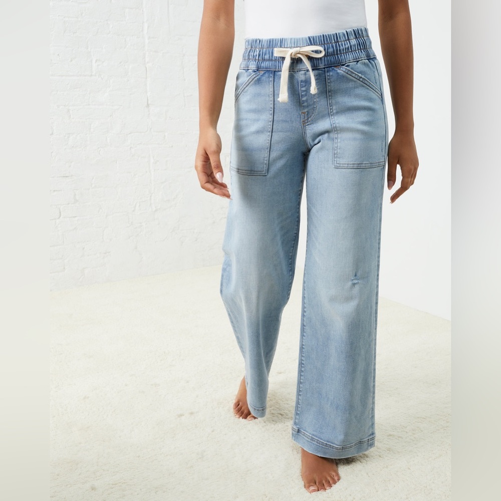 UpWest All Day Wide Leg Pull On Jeans worn once!!!